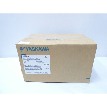 Yaskawa 500-600V-AC 0.1-400HZ 15HP AC VFD DRIVE CIMR-AU5A0017AAA